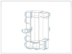 Předsíňová stěna MEDEJA